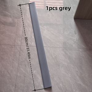 TEMU 80cm/31.5인치 다용도 고무 경사로 매트, 내구성 좋고 부드러움, 미끄럼 방지, 청소 로봇용, 장바구니, 유모차, 자전거, 휠체어 이동이 용이, 전기 필요 없는 실내 문턱용