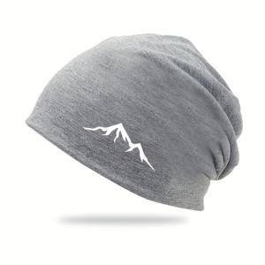 TEMU 야외 스포츠 언덕 패턴 남성 비니, 선물로 최고의 선택