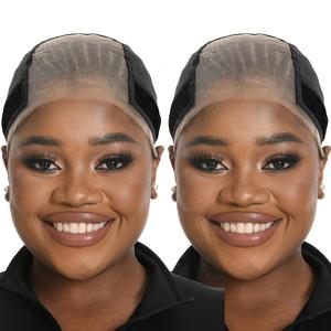 TEMU 1개 남녀공용 레이스 가발 그립 캡, 통기성 나일론 조절 가능한 스트랩 및 미끄럼 방지 디자인으로 안전한 착용감, 여성과 남성을 위한 투명 4x5 레이스 프론트 가발 밴드 | 편안한 가발 착용