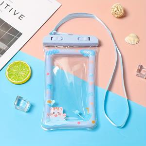 TEMU A 야외 활동(사이클링, 해변 나들이, 크루즈, 수영, 워터파크, 서핑, 다이빙, 여행) 등에 적합한, 완전 잠수 가능, 넥스트랩이 있는 범용 휴대폰 파우치 - 해변 휴가 필수품.