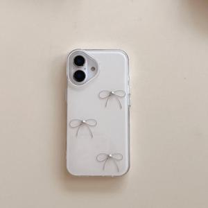 TEMU 한국 스타일의 3D 보우 폰 케이스, 아이폰 16 프로 맥스에 적합, 아이폰 14 프로용으로 내리기 방지, 아이폰 15용 새로운 모델, 아이폰 13/14용 보호 케이스.