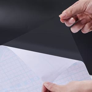 TEMU 벽 장식 및 캐비닛용 투명 접착 벽지, 방수 자가접착식 주방 방유 PET 벽지, 절단 가능하고 쉽게 붙이고 청소하기 쉬운 투명 벽지