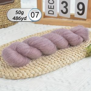 TEMU 1개 50g, 길이 445m, 진정한 실크 플리스 실, 연한 베이지색, 손뜨개용 소프트하고 섬세한 스웨터, 가디건, 셔츠, 드레스, 코트 등에 적합