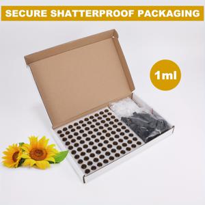 TEMU 소형 용량 갈색 유리 에센셜 오일 병 드로퍼 포함 - 휴대용 여행 향수 디스펜서, 빛에 강한 재충전 가능 컨테이너