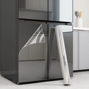 TEMU 1개 투명 고화질 방유 스티커, 냉장고 투명 보호 필름, 23.62인치 X 196.85인치, 탈착식 시트지, 조리대, 캐비닛 문, 벽, 테이블 상판, 캐비닛 및 홈 데코에 적합