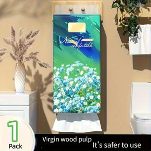 TEMU 2050매 대용량 두꺼운 프린트 페이셜 티슈, 강력한 흡수력과 내구성, 주방, 욕실, 가정, 여행, 사무실, 기숙사, 일상용품 티슈, 다목적 티슈