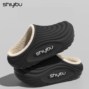 TEMU 슬리퍼 - 부드러운 EVA 밑창 & 플러시, 미끄럼 방지 실내화, 캐주얼 겨울화, 부드러운 밑창, 편안한 착용감, 적합|슬리퍼|실내화