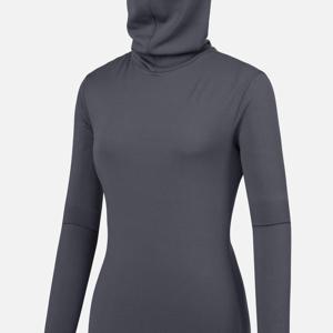 TEMU 여성 올인원 약기모 일체형 마스크넥 티셔츠 웜커버(W6WT20)