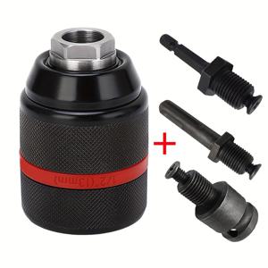 TEMU 헤비듀티 키리스 자동 잠금 드릴 척 - 2mm-13mm/0.08