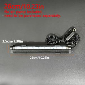 TEMU 수족관 LED 버블 산소 공급 조명 (색상 변경 기능 포함), 잠수식 램프. LED 나노 버블 조명, IPX8, 버블 홀 수족관 조명, LED 7색 자동 색상 변경 산소 공급 도구 (어항, 거북이 탱크에 적합)