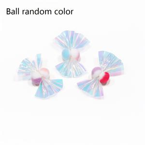 TEMU 3개입 고양이 놀이 장난감 (실내용) | 종이 소리가 나는 사운드, 자가 놀이 치아 발달 애완 동물 장난감, 생생한 색상, 배터리 불필요, 모든 품종 및 크기에 적합, 고양이 인터랙티브 놀이 시간, 리본 디자인, 애완 동물에게 안전