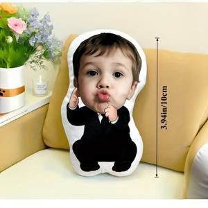 TEMU 1개 맞춤형 사진 얼굴 베개 - 나만의 얼굴로 개인화된 선물, 부드러운 기계 세탁 가능 (손세탁 권장) 테크 원단, 부모님, 커플, 친구를 위한 사계절 추억 사진 베개