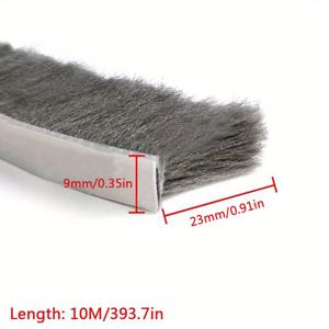 TEMU 문과 창문용 접착식 웨더스트립 1개, 유리문용 플라스틱-스틸 방풍 씰, 누수 및 방풍용 틈새 필러