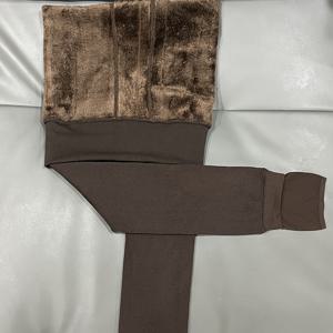 TEMU 1개 여성용 겨울 보온 레깅스 두꺼운 허리라인 타이즈 캐주얼 솔리드 스키니 섹시 바디스타킹