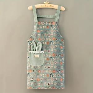 TEMU 귀여운 토끼 귀가 달린 독특한 이스터 앞치마, 베이킹, 주방, 파티에 적합