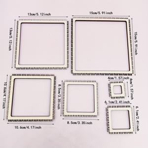 TEMU 초보자를 위해 설계된 사각 직조 기계 6개 세트입니다. 나무로 만들어졌으며, 목재 막대, 빗, 코바늘을 포함하여 공예 및 초보자 뜨개질에 적합합니다. 이 완벽한 키트는 휴대용 태피스트리 제작에 적합합니다.