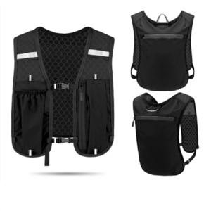 TEMU 1개 여성용 경량 운동 조끼 - 물병 및 휴대폰 수납, 조절 가능한 스트랩, 지퍼 잠금 기능 - 체육관, 러닝, 하이킹, 여행용 핸즈프리 백팩 - 여성을 위한 가벼운 스포츠 기어, 런닝 필수품, 모던 스포츠웨어, 내구성 있는 디자인, 피트니스 액세서리