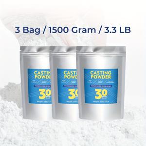 TEMU 500/1000/1500g 고밀도 석고 파우더, 석고 조형 용품, 시멘트 클레이 공예, 수제 석고 조형 재료, 초보자 친화적인 빠른 경화 캐스팅 스톤 파우더, 혼합 용이 및 자가 유동