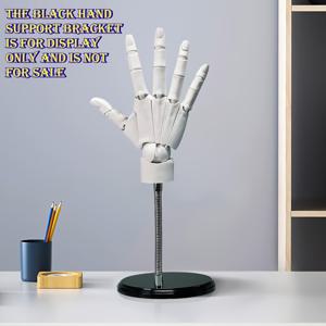 TEMU 인간 생체 우측 손 모형 - 매우 유연한 손가락 관절, 그림 그리기용 예술적인 손 모형, 데스크탑용 PVC 장식품, 거실 및 침실에 이상적, 애니메이션 수집품, 생일 및 휴일 선물로 완벽