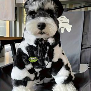 TEMU 고양이 및 강아지용 두꺼운 방한 코트 | 미니, 토이, 소형견에 적합, 니트 폴리에스터 원단, 지퍼 잠금