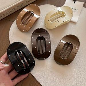 TEMU 여성용 우아한 헤어 클립 5개 세트 - 스타일, 강력한 고정력, 발렌타인데이 선물, 발렌타인데이 헤어 액세서리, 여자친구를 위한 발렌타인데이 선물