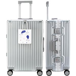 TEMU [3년AS]캐리어 알루미늄프레임 경량화 저소음 360도 회전 핸드폰 거치대 중대형 기내용 여행용 여행 가방