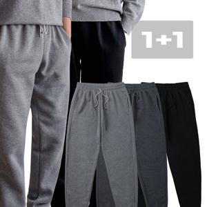 TEMU 파라고나 1+1 남성 기모 스웻 트레이닝 조거 밴드팬츠 남자 겨울 츄리닝바지