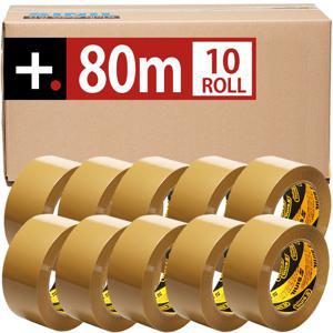 TEMU 신일 경포장 박스테이프 황색 57mic*48mm*80m, 10개입