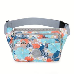 TEMU 여성용 패션 캐주얼 대용량 크로스바디 백, 다수의 수납공간과 지퍼 포켓이 있는 체스트백, 옥스포드 천 숄더백, 휴대폰 가능한 크로스바디 가방, 무늬 랜덤 컷