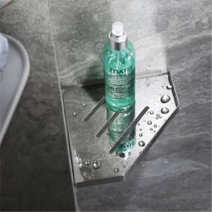 TEMU 스테인리스 스틸 코너 욕실 선반, 벽걸이 샤워 캐디, 화장품 및 세면도구를 위한 SUS304 욕실 수납 정리함