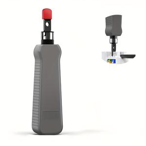 TEMU 1개 임팩트 펀칭 도구, 110/88 전기 와이어 트래커, 펀칭 베드 임팩트 전문 전화선 Cat5/Cat6 RJ11 RJ45 네트워크 케이블 커터