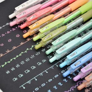 TEMU 12개 접이식 메탈릭 볼펜, 멀티컬러 글리터 젤 펜, 멀티컬러 메탈릭 마커. 다이어리, 마킹, 플래너, 컬러링, 카드 만들기, 사무실 및 학습용으로 적합.