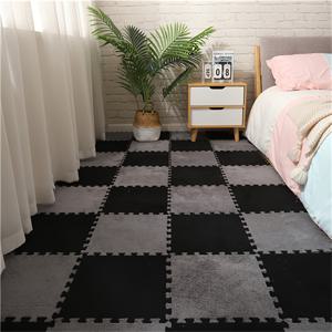 TEMU 50개 대형 플러시 인터로킹 바닥 매트 타일 - 부드럽고 쿠션감 있는 11.8