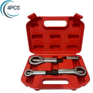 TEMU 크리티스 툴 4pcs 헤비듀티 너트 스플리터 세트 - 부러진, 손상된, 부식된 나사 및 너트 제거용 다기능 금속 도구, 내구성 있는 녹슨 너트 크러셔 및 교체 가능한 턱 포함, 보관함 포함, 너트 제거 도구 키트 | 견고한 도구 디자인 | 헤비듀티 스플리터