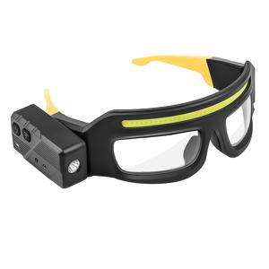 TEMU 고글 포함 충전식 헤드램프, 적외선 모션 센서, 5가지 모드, USB 충전식 LED 발광 고글, 휴대용 핸즈프리 헤드램프 고글, 야외 활동, 캠핑 및 낚시에 적합