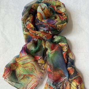 TEMU 여성용 발리 프린트 스카프 숄 - 가벼운 인도네시아 잎사귀 & 모티프, 그린, 터키스, 핑크, 골든 - /한국 스타일 비치 커버, 발리 영감 의상용 여행 스카프 (손세탁 가능)