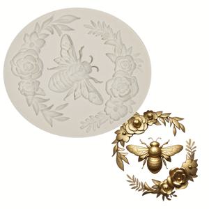 TEMU 꿀벌 모양 실리콘 몰드 - 퐁당, 검, 초콜릿 장식에 완벽한 주방 DIY 용품