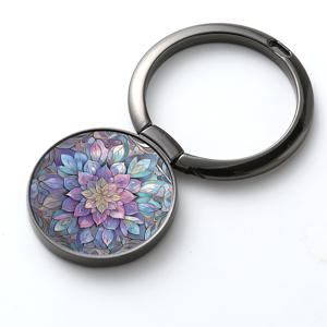 TEMU 1개 로터스 패턴 휴대폰 접착 카드 홀더, 휴대폰 뒷면 스티커 링 스탠드 버클, 수평 휴대폰 링 버클을 위한 휴대용 지지대, 접이식 및 회전 가능, 안전하게 접착되는 범용 휴대폰 케이스 링 액세서리, 크리스마스 선물, 생일 선물