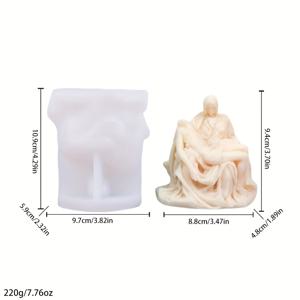 TEMU 1개 클래식 유럽 스타일 어머니를 아끼는 인형, 창의적인 홈 데코 실리콘 몰드.