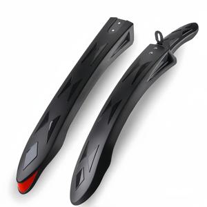 TEMU 26인치 및 27.5인치 자전거용 2개 범용 휴대용 머드가드, 접이식 산악 자전거용, 접이식 레인 쉘드 포함