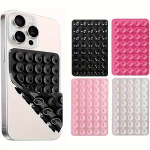 TEMU 4개입 양면 흡착 컵 휴대폰 거치대, 휴대폰 기기용 스티키 그립 벤토사, 휴대폰, 폰 그립, 폰 홀더, 폰 스탠드, 폰 액세서리, 폰 디자인, 그립톡, 폴 그립톡, 핸드폰 거, 핸드폰 거치대, 휴대폰 그립톡, 핸드폰 그립톡