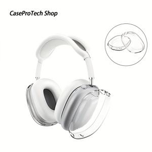 TEMU Airpods Max용 TPU 소재 투명 이어폰 보호 케이스 한 쌍. 이 케이스는 이어폰을 완벽하게 덮어주며, 스크래치, 물, 낙하로부터 보호합니다. 5가지 색상으로 제공됩니다.