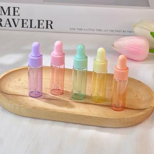 TEMU 맥당 컬러 유리 리필 가능한 화장품 드로퍼 병 5개 세트, 에센셜 오일 & 세럼 병, 5ml