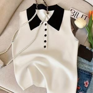 TEMU 플러스 사이즈, 데이트와 캐주얼 복장을 위한 컬러 블록 버튼 탑