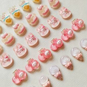 TEMU /80개 혼합 컬러 슬라임 글루 참, 귀여운 젤리 장식 대량 구매, 랜덤 카와이 액세서리, 평면 장식 레진 펜던트 - 휴대폰, , 헤어클립, 스크랩북, 공예 및 DIY 장식용 - 랜덤 믹스|슬라임