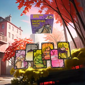 TEMU 나비 게임 영어 버전, 카드 게임, 재미있는 테이블탑 게임, 인터랙티브 보드 게임, 파티 선물, 크리스마스 및 할로윈에 적합.