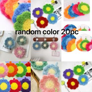 TEMU 20개 컬러풀 식기 세척 브러쉬 세트, 스크래치 방지 냄비 바닥용 장식 스펀지 포함 - 냄비, 팬, 주방용품에 적합, 다기능, 쉽게 세척 가능