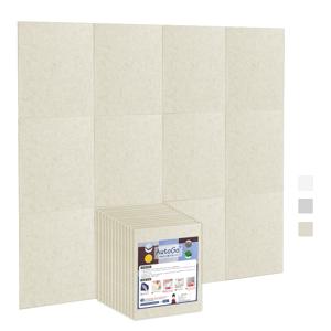 TEMU SOHAPI 현관문 방음재 12개입 30x30cm 방음 패널 무늬 없음 흡음재 소음 차단 벽 현관문 방음용