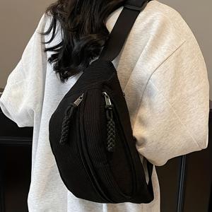 TEMU 새로운 여성용 단색 조절 가능한 숄더 스트랩 크로스바디 백, 데일리 출퇴근 및 쇼핑에 적합, 개인 용품을 보관하고 휴대폰 가방 또는 동전 지갑으로 사용할 수 있습니다.