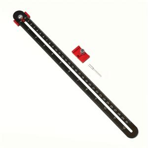 TEMU 1개 300mm/11.81인치 목공용 컴퍼스 스크라이버, 원형 도형 자, 측정 도구, 고정밀 목공 스크라이브 게이지, 산업용 도형 도구